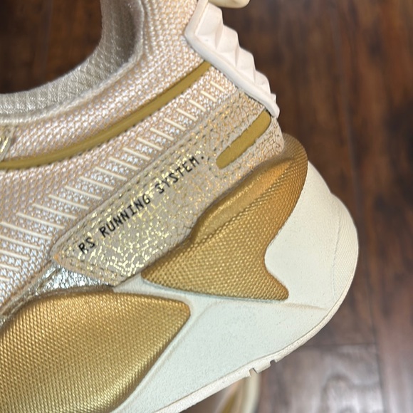 Puma RS-X Running System Cream and Gold Women’s Sneakers 10 - Picture 10 of 10